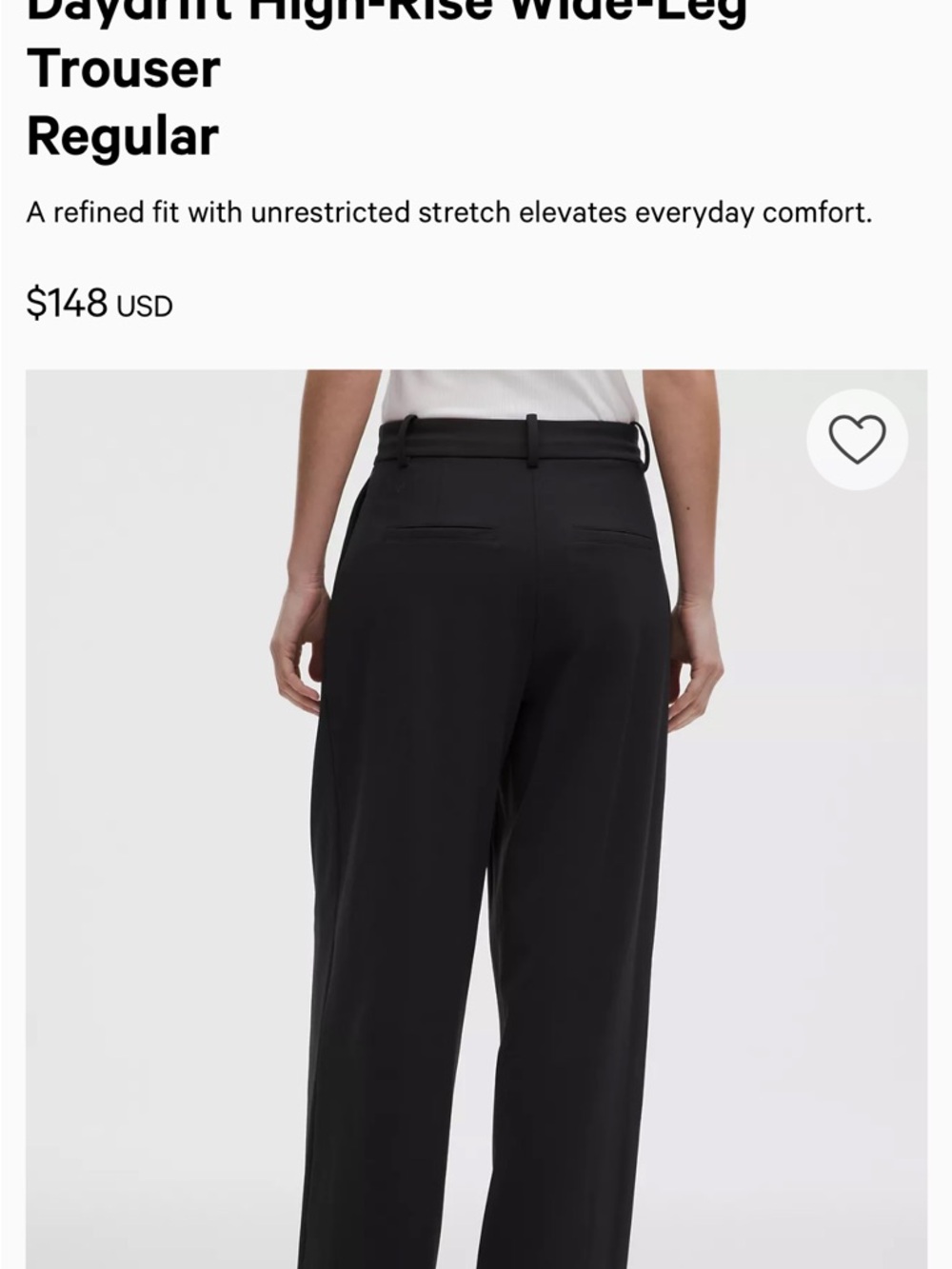 Daydrift High Rise Wide Leg 
Trousers by lululemon - Picture 3 of 4